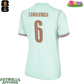 Frankrike Eduardo Camavinga #6 Bortatröja Kvinnor VM 2026 Kortärmad